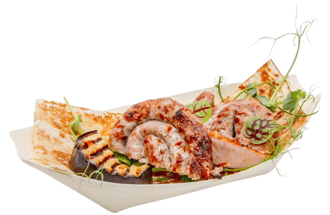 Колбаски гриль ассорти курица-говядина рис.1