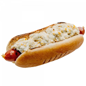 Фотография Хот дог 4 сыра говядина