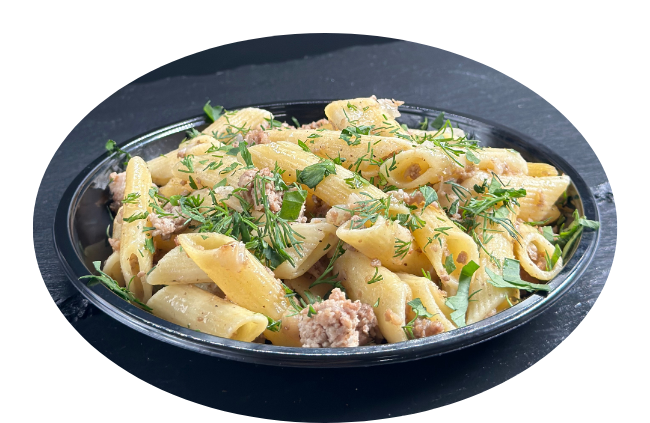 Макароны с тушенкой рис.1