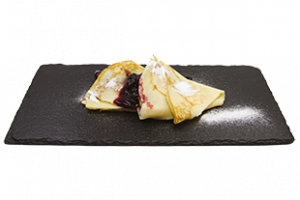 Фотография Блин с лесными ягодами