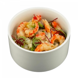 Фотография Оливье с раковыми шейками