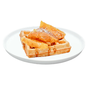 Венская вафля с апельсином в сиропе с нотками кофе и корицей рис.3