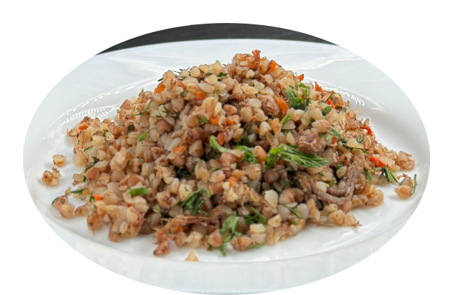 Гречка с тушенкой рис.1