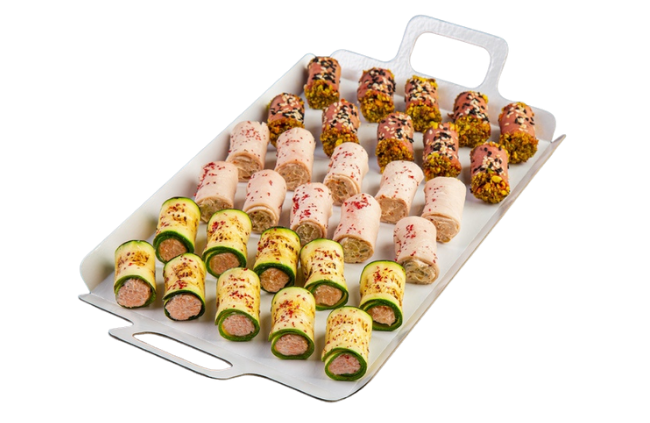 Набор канапе с рыбой, курицей и мясом рис.1