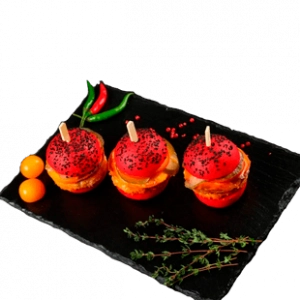 Фотография Мини бургер с куриной котлетой