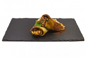 Фотография Блин с бананом и нутеллой