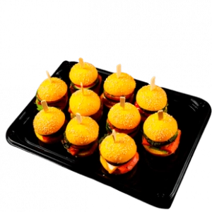 Фотография Мини бургер с печеными овощами