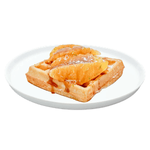 Венская вафля с апельсином в сиропе с нотками кофе и корицей рис.1