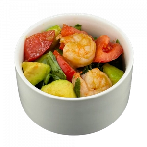 Фотография Салат с креветкой и авокадо