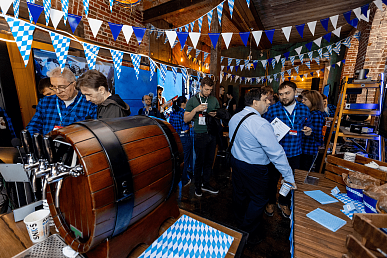 Анимационная станция с пивом и снеками