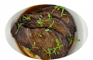 Щечки телячьи с картофельным кремом рис.1