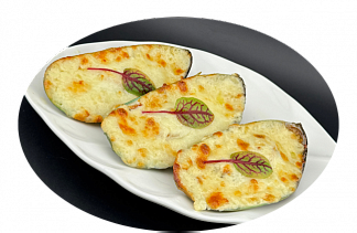 Фотография Мидии запеченные под голубым сыром