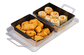 Фотография Сет Рыбный рулет и батат