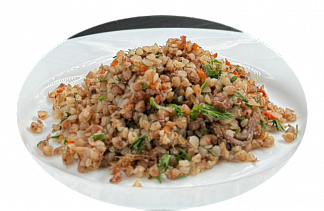 Фотография Гречка с тушенкой