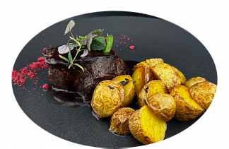 Фотография Вырезка с картофелем мини