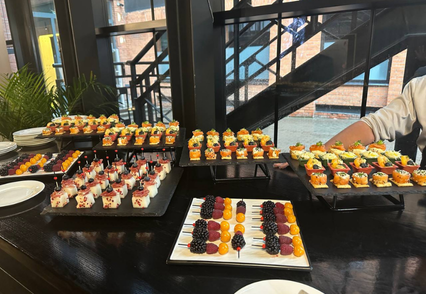 Фотография фуршета