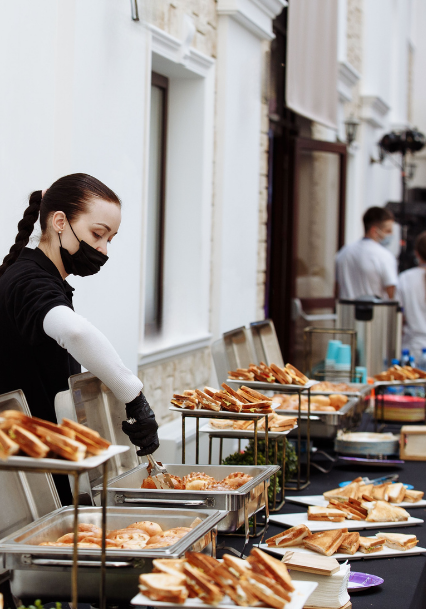 Фотография фуршета